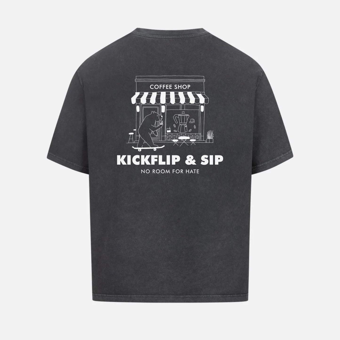 Kickflip and Sip, Wanja Fashion Premium-Shirt, Oversize