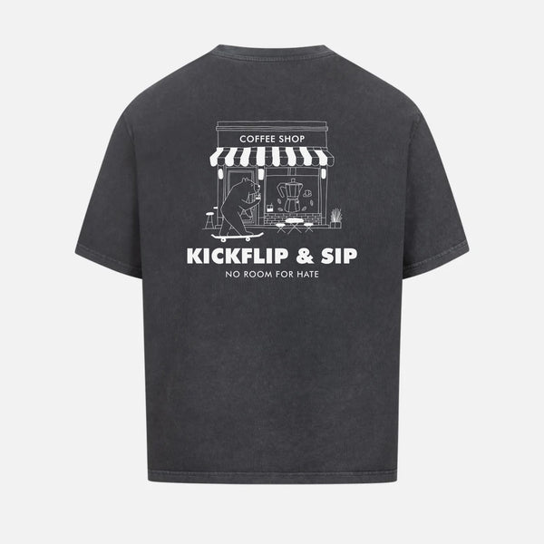 Kickflip and Sip, Fashion Premium-Shirt, Oversize