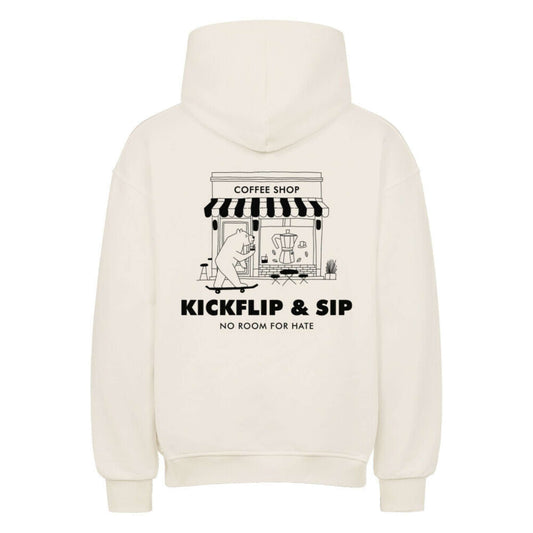 Kickflip & Sip Wanja Fashion, Premium-Hoodie im Oversized-Schnitt