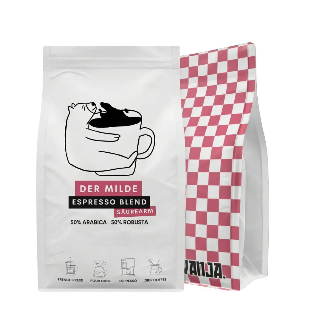 Dark Roast Espresso Blend, Säurearm