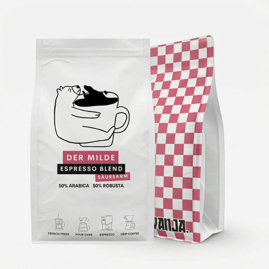 Der Milde, Dark Roast Espresso Blend, Säurearm