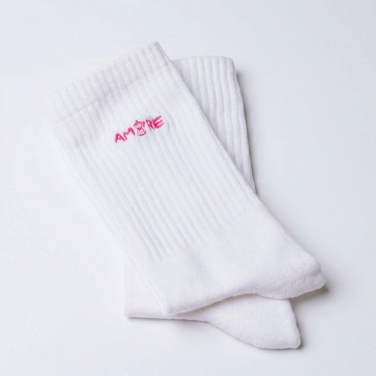 Limitierte AMORE Socken, hochwertiger Stick
