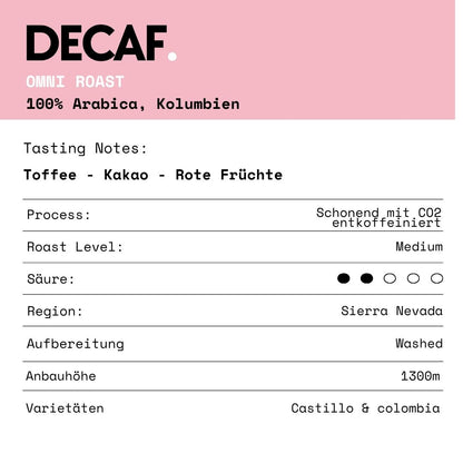 NoCo Decaf, OMNI Roast 500g