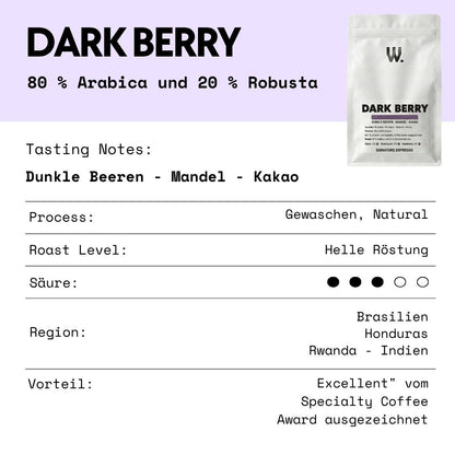 Dark Berry Espresso 500g